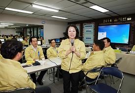 2014  을지연습훈련장 방문