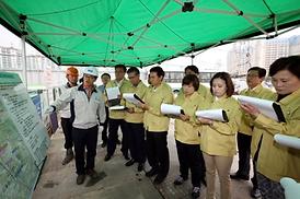 장마철 집중호우 대비 현장점검 