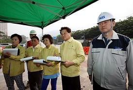 장마철 집중호우 대비 현장점검 