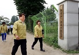 장마철 집중호우 대비 현장점검 