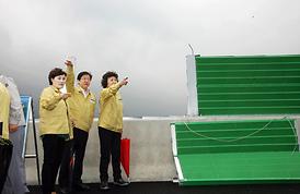 서울외곽순환고속도로 호원IC 공사현장 방문