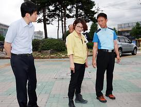 집중호우 피해지역 현장확인