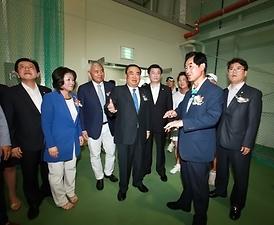 송산배수지확장 및 체육시설 준공식