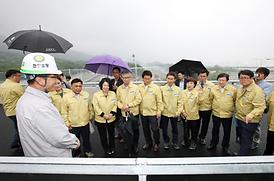 서울외곽순환고속도로 호원IC 공사현장 방문