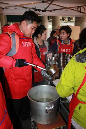 의정부의회 자원봉사단 자원봉사활동