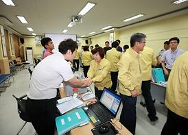 2014  을지연습훈련장 방문