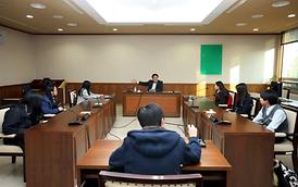 신곡중학교 직업탐구반 의회방문