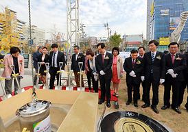 역전근린공원 조성사업 준공기념식 및 미2사단 창설 100주년 기념 타임캡슐 매설식