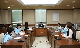 자유학기제 의회체험 프로그램 운영