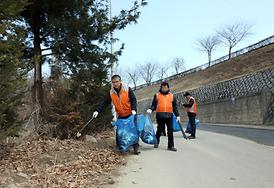 의정부시의회자원봉사단  청결 봉사활동 