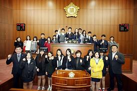 신곡중학교 직업탐구반 의회방문