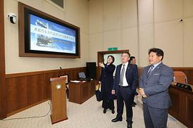 중국 단둥시 대표단 의회 방문