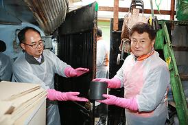 의회 자원봉사단 연탄배달 사랑나눔 봉사