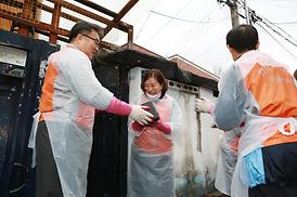 의회 자원봉사단 연탄배달 사랑나눔 봉사