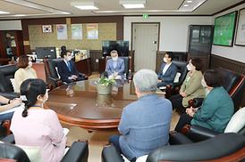 제8대 후반기 의장단 기관방문