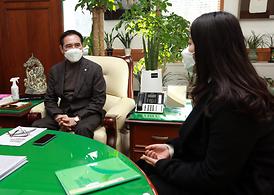 국제청소년연합관계자 방문