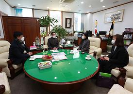 나눔인성교육원관계자 방문