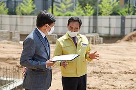 낙양동 택시쉼터 현장 방문