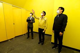 의정부역 앞 화장실 공사현장 방문