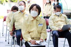 학교체육관증.개축관련 현장 확인