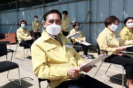 학교체육관증.개축관련 현장 확인