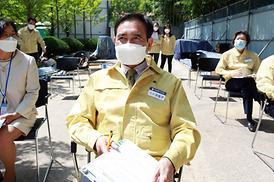 학교체육관증.개축관련 현장 확인