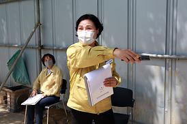 학교체육관증.개축관련 현장 확인
