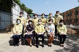 학교체육관증.개축관련 현장 확인