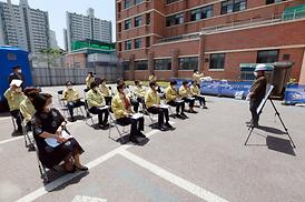 학교체육관증.개축관련 현장 확인
