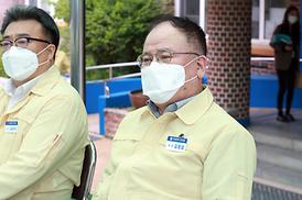 학교체육관증.개축관련 현장 확인