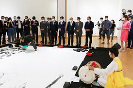 중국서부지역사진전 개막식