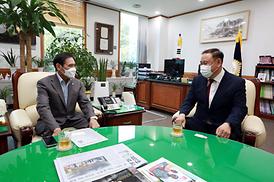 신임의정부세무서장 방문