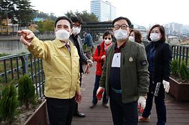 가금철교 화단 꾸미기 행사