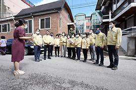 의정부의회 수해 현장 방문