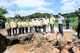 의정부의회 수해 현장 방문