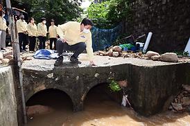 의정부의회 수해 현장 방문