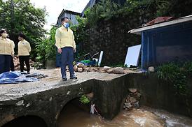 의정부의회 수해 현장 방문