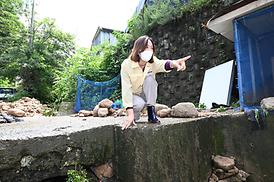 의정부의회 수해 현장 방문