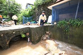 의정부의회 수해 현장 방문