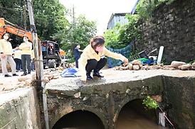 의정부의회 수해 현장 방문