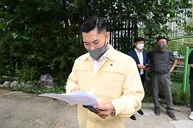 의정부의회 수해 현장 방문