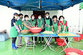 자원봉사센터 추석음식