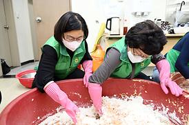 자원봉사센터 추석음식