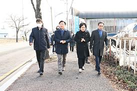 입석마을 갱생시설 현장 점검