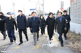 입석마을 갱생시설 현장 점검