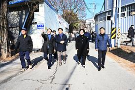 입석마을 갱생시설 현장 점검