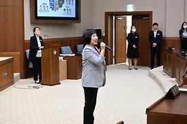 부용초등학교 의회 방문 견학