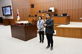 부용초등학교 의회 방문 견학