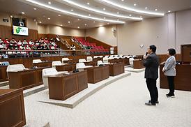 부용초등학교 의회 방문 견학