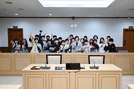 부용초등학교 의회 방문 견학